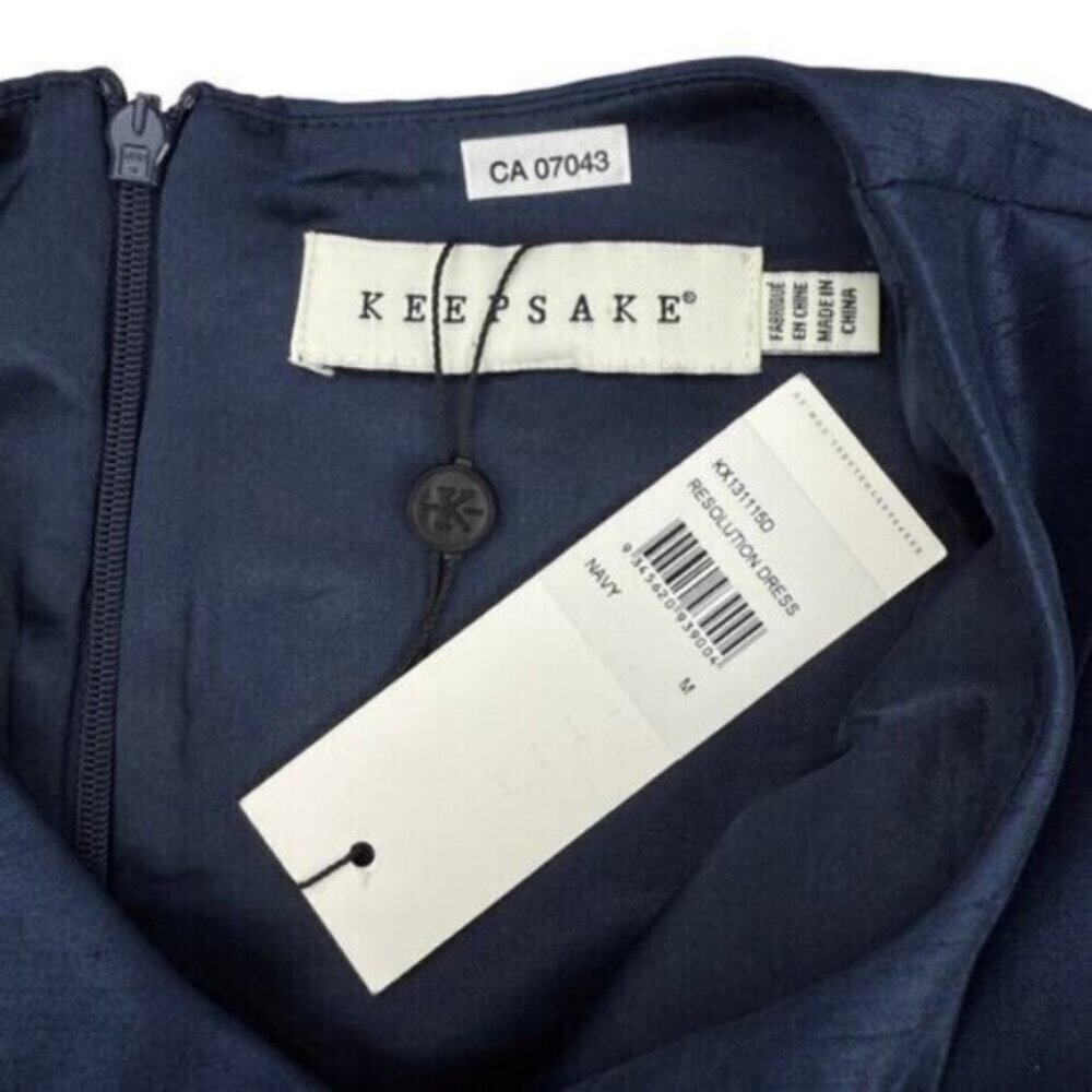 Keepsake Resolutions Dress In Navy Womens Size Medium - Picture 8 of 10